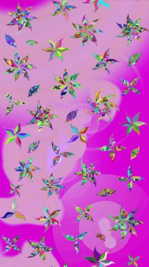 Şekil verilmiş çiçeklerle eskiz deseni. Çiçek deseni duvar kağıdı, desen dolguları ve web sayfası arka planı için kullanılabilir. Süslü zentangle çizim dokusu, soyut çiçeklerle süslenmiş..