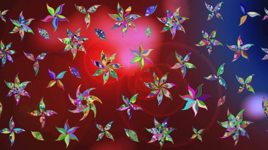 El çizimi Raster çizimi. Karalama elementleri. Çizim çiçek deseni duvar kağıdı, web sitesi arkaplanı, paket kağıdı, davetiye, broşür, pankart veya web sitesi için kullanılabilir.