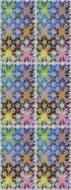 Damask kusursuz yinelenen arkaplan. Barok tarzında altın çiçekli süs. Doku arka planında altın duvar kâğıdı. Tarafsız ve gri renkler üzerine altın element.