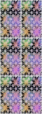 Parlak dantel, stilize çiçekler, şal desenli. Raster. Gri renklerde, altın elementlerle kusursuz desen. Kusursuz altın desenli bukleler. Doğu tarzı arabesk. Zarif altın deseni aç.