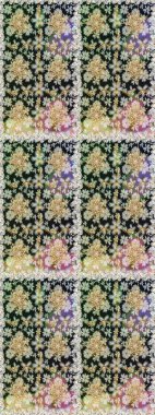 Süslü raster dekorasyonu. Gri ve nötr renklerde altın desenler ve altın elementler. Barok tarzında duvar kağıdı tasarımı için kusursuz damaske deseni arkaplanı.