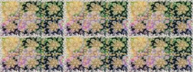 Kusursuz altın desen. Gri ve nötr renklerde altın desenler ve altın elementler. Raster doğulu süsü.