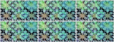 Damask arkaplanı tekerrür ediyor. Altın element mavi ve nötr renklerde. Antika altın tekrarlanabilir duvar kağıdı. Barok tarzında altın çiçek süsü..