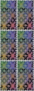 Flat hand drawn vintage collection. Raster golden. Backdrop, fabric, gold wallpaper. Golden pattern on gray and neutral colors with golden elements.