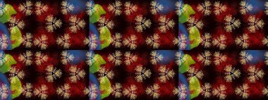 Vadinin çiçekleri siyah ve kahverengi renklerde. Çiçeksel çizim kalıbının çizimi.