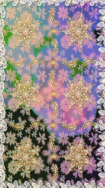 Klasik klasik klasik arka plan. Geleneksel oryantasyon süsü. Klasik raster sarısı, kusursuz desen. Tarafsız renklerde altın elementlerle kusursuz desen.