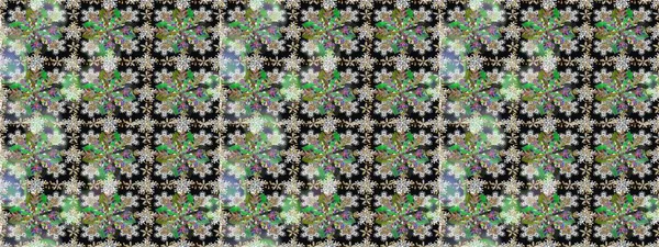 Senin tasarımın için, duvar kağıdı. Gri ve siyah renklerde altın çiçekli altın desenler. Raster geometrik arka plan. Altın rengi kusursuz illüstrasyon.