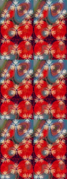 Raster illüstrasyonu. Renkli Bahar Teması eskiz kalıbı. Zentangle soyut çiçekleri. Güzel kumaş deseni. Düz Çiçek Elementleri Tasarımı. Çiçek tozu..