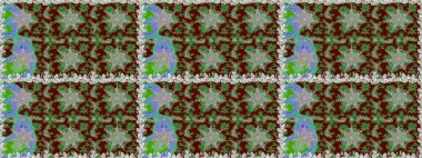 Çiçek deseni. Duvar kâğıdı barok, İspanyol kumaşı. Kusursuz raster arka plan. Kahverengi ve bej renklerde altın elementler. Şekil grafik deseni.