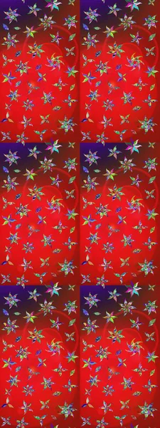 Nazik romantik baskı. Tatil havası. Bahar mevsimi. Raster güzel bir çiçek deseni çiziyor..