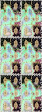 Çiçek deseni. Duvar kâğıdı barok, İspanyol kumaşı. Kusursuz raster arka plan. Kahverengi ve bej renklerde altın elementler. Şekil grafik deseni.