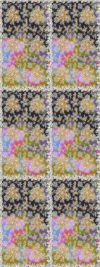 Raster altın desen. Raster illüstrasyonu. Kusursuz altın desenli bukleler. Doğu tarzı arabesk. Altın elementli gri ve nötr renkler.