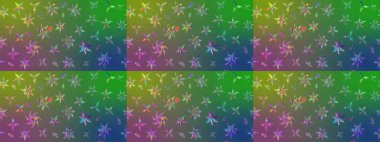 Eski moda arka plan. Kıvırcık, parlak örgü. Raster illüstrasyonu. Güzel, parlak, pürüzsüz kumaş, tuval. Çiçek çelengi. Desen, çizim, çiçek sınırı..