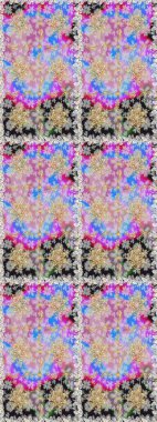 Kusursuz kraliyet lüksü, altın barok kumaş rengi. Altın antika ortaçağ dekoratifi, yapraklar ve altın desenli süslemelerle renksiz ve gri renklerde..