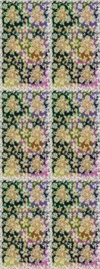 Kusursuz kraliyet lüksü, altın barok kumaş rengi. Altın antika ortaçağ dekoratifi, yapraklar ve altın desenli süslemelerle renksiz ve gri renklerde..