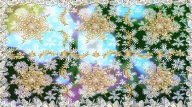 Tarafsız renklerde geleneksel Raster klasiği. Barok tarzında kusursuz bir doğulu süsü..