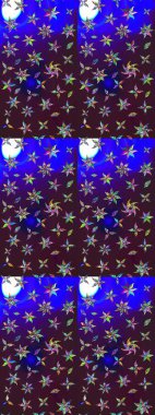 Raster illüstrasyonu. Küçük çaplı çiçeklerdeki basit şirin desenler. Tekstil veya kitap kapakları, imalat, duvar kağıtları, baskı, hediye paketi ve yapıştırma kitabı için çiçek eskiz geçmişi.