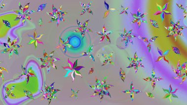 Çizim raster deseni. Çiçek arkaplan. Güzel kumaş deseni.