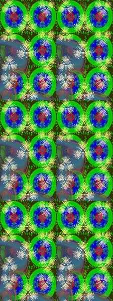 Düz Çiçek Elementleri Tasarımı. Raster. Renkli Bahar Teması çizim şablonu.