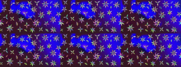 Tony 'nin kumaş kalıbını çiz. Küçük çiçekteki sevimli çiçek deseni. Modaya uygun kumaş deseni. Raster illüstrasyonu.