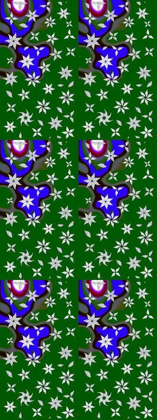 Çiçekli eskiz deseni. Yeşil ve nötr renklerde çiçekler. Suluboya çizimi. El çizimi.