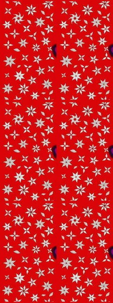 Güzel çiçek deseni. Renkli Bahar Teması eskiz kalıbı. Düz Çiçek Elementleri Tasarımı. Kırmızı ve nötr renkte çiçekler.