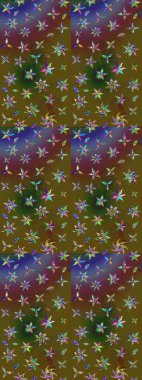 Organik motif arka planı. Çizim kalıbı. Raster illüstrasyonu. Ultraviyole kumaş deseni.