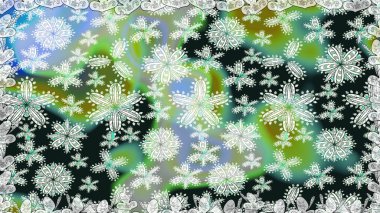 Raster Floral Illustration, Asyalı tekstil. Gri ve nötr renklerde etnik çiçeklerle kusursuz bir desen..