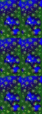 Çiçek deseni. Flower eskiz arka planı. Şatafatlı bahar bahçesi dokusu. Raster illüstrasyonu.