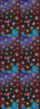 Çiçekli el çizimi çizimi deseni. Modern gösterişli arka plan duvar kâğıdı illüstrasyonları, klasik çizgiler, desenli çiçekler, çiçekli süsler..