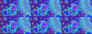 Zarif, parlak ve eskiz mavi ve mor çiçek desenli tasarım. Sabıka baskıları, bebek kıyafetleri, duvar kâğıtları, paket kutuları vb..