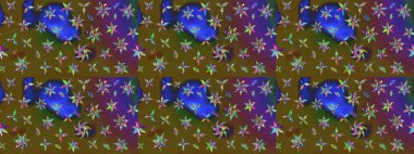 Küçük çiçekteki sevimli çiçek deseni. Renkli çiçekler.