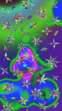 Şekil verilmiş çiçeklerle eskiz deseni. Süslü zentangle çizim dokusu, soyut çiçeklerle süslenmiş. Çiçek deseni duvar kağıdı, şablon dolguları ve web sayfası arkaplanı için kullanılabilir.