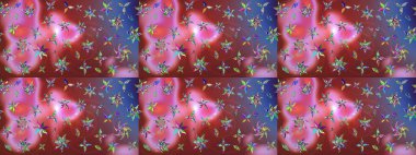 Suluboya etkisi. Botanik çizim kalıbı. Raster deseni. Organik elementler.