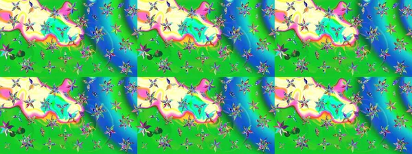 Karalama çiçeği. Zentangle soyut çiçekleri. Güzel kumaş deseni. Renkli Bahar Teması eskiz kalıbı. Düz Çiçek Elementleri Tasarımı. Raster illüstrasyonu.