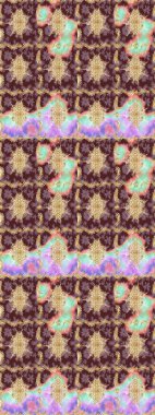 Kahverengi yerine altın rengi barok çiçekli eskiz deseni. Süslü raster dekorasyonu. Kahverengi renklerde altın element. Lüks, kraliyet ve Viktorya dönemi konsepti.