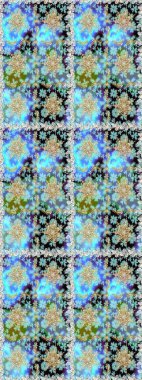 Sembol bayramı, yeni yıl kutlamaları, altın desenler. Kış kar dokusu duvar kağıdı. Noel altın kar tanesi kusursuz desen. Mavi renkte altın kar taneleri.