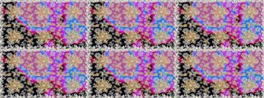 Tarafsız ve gri renklerde altın elementli pürüzsüz desen. Şam tasarım için kusursuz desen.