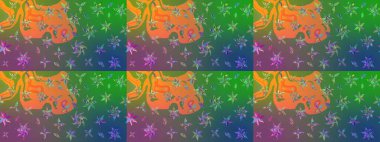 Kartlar, davetiyeler, tarih kartları ve daha fazlası için kullanılabilir. Raster şirin suluboya çiçek desenleri çiziyor. Büyük bir suluboya çiçek seti..