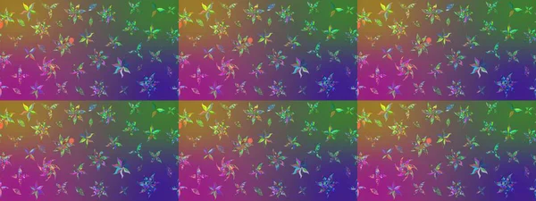 Renkli Bahar Teması eskiz kalıbı. Çiçek deseni. Raster güzel kumaş deseni çiziyor. Düz Çiçek Elementleri Tasarımı.