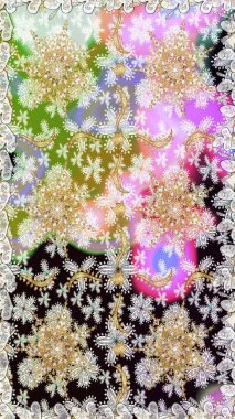 Kusursuz klasik raster altın desenli. Geleneksel oryantasyon süsü. Klasik klasik klasik arka plan. Altın elementlerle nötr renklerde altın desen.