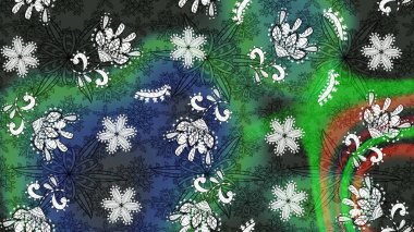 Çizim raster deseni. Güzel kumaş deseni. Çiçek arka planı.