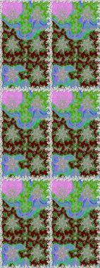 Çiçek deseni. Duvar kâğıdı barok, İspanyol kumaşı. Kusursuz raster arka plan. Kahverengi ve bej renklerde altın elementler. Şekil grafik deseni.