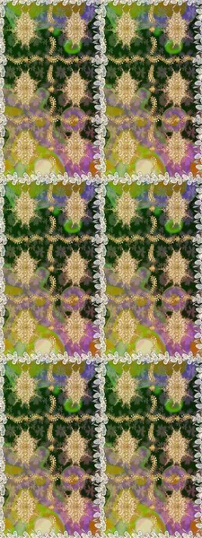 Çiçek deseni. Duvar kâğıdı barok, İspanyol kumaşı. Kusursuz raster arka plan. Kahverengi ve bej renklerde altın elementler. Şekil grafik deseni.