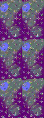 Özgürlük stili Millefleur 'lar. Küçük yabani çiçeklerdeki halk modelini çiz. Tekstil, duvar kâğıdı, kapaklar, yüzey, baskı, hediye paketi, hatıra defteri, dekupaj. Taşralı şıklığı.