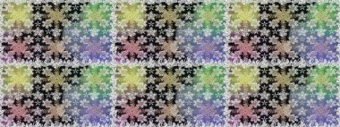 Tekrarlayan elementlerle kusursuz soyut arkaplan. Klasik raster şablonu. Gri, nötr ve altın desenli.