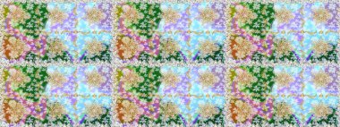 Raster illüstrasyonu. Klasik klasik klasik arka plan. Kusursuz klasik raster altın desenli. Geleneksel oryantasyon süsü. Tarafsız ve bej renklerde altın elementlerle kusursuz desen.