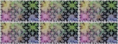 El yapımı dekoratif çerçeve, albüm kapağı, tebrik kartı, klasik Art deco tarzı. Altın karalama fantezi yapraklarından Raster soyut çiçek çelengi ve gri ve nötr renklerde çiçek..