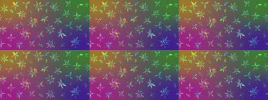 Suluboya desenli çiçek deseni. Dekorasyon ve tasarım için güzel bir desen. Çiçeğin suluboya çizimlerinin mükemmel deseni. Moda baskısı. Ayarlanmış.