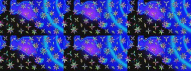 Çiçek arkaplan. Çizim raster deseni. Güzel kumaş deseni.